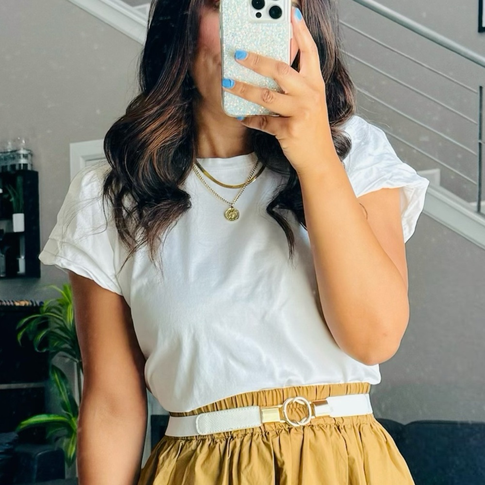 Zara Small White Top